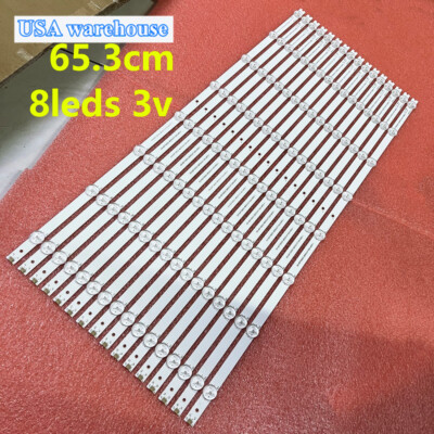 Striscia LED(16) Per Vizio D65U-D2 D65-D2 E65X-C2 LB65018 V0_01 EX-65T27E02-3D772 - Foto 2