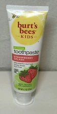 Burt's Bees Kids Strawberry Splash Fluoride Toothpaste 4.7 oz. Dye Free
