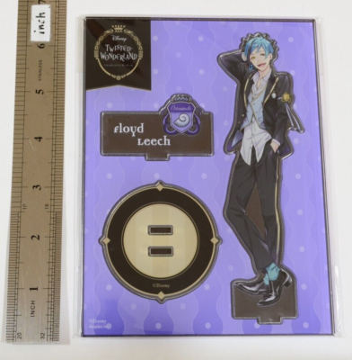 Disney Twisted-Wonderland アクリルスタンドコースター Disney Twisted Wonderland Floyd Leech Acrylic Stand School Uniform