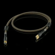 HIFI enthusiast USB Cable DAC line Type A-B A To B Copper Silver Digital Audio