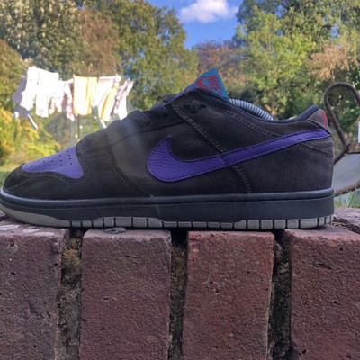 Nike Dunk Low CL 'Newsprint Varsity Purple' - UK 8 US 9 EU 42.5 - 6.0 High  SB | eBay