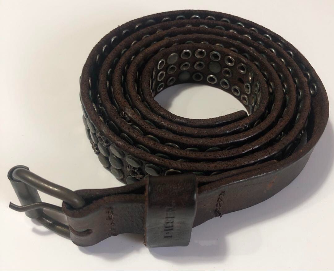 Vintage Diesel Studded Men's Belt 42