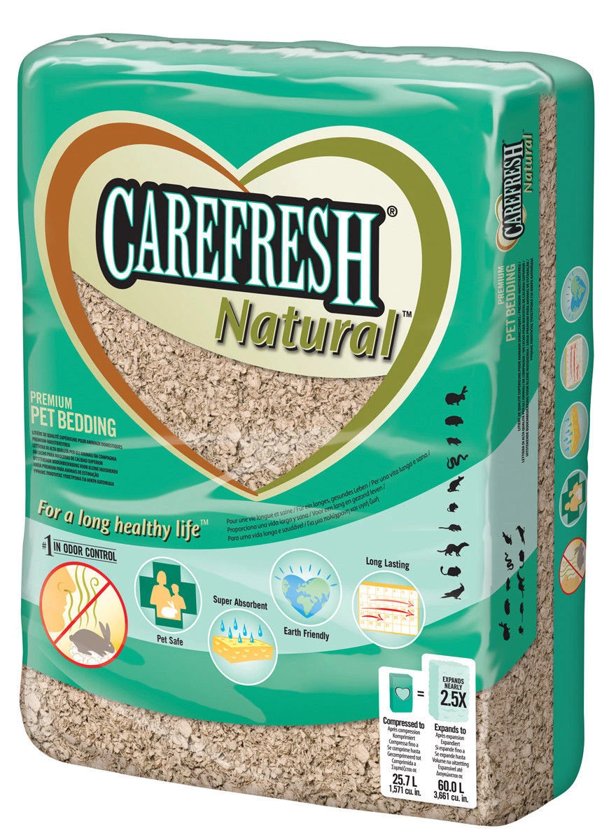 Carefresh Natural 60 Litre Bedding Small Animal Rabbit Reptile Paper Bedding