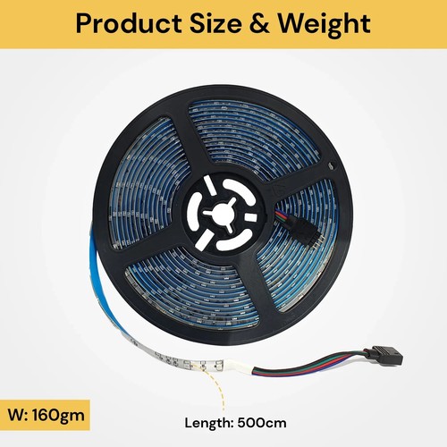 5M/10M 3528 5050 SMD RGB LED Strips Light 12V 44key Remote Control Dimmable NEW - Picture 24 of 24
