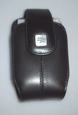 Leatherlike Cell Phone Carry Pouch Case Belt Clip Magnetic Vintage 3.75x2.2x1 LN