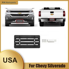License Plate Holder Mount Relocator Flat Bumper Bracket For Chevy Silverado