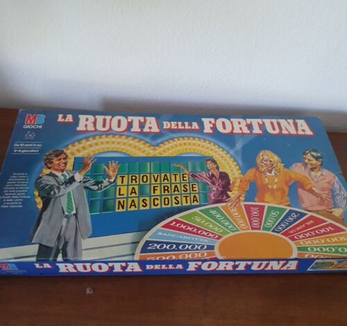La Ruota Della Fortuna - MB 1985 Completo - Gioco In Scatola Vintage - Foto 1 di 3