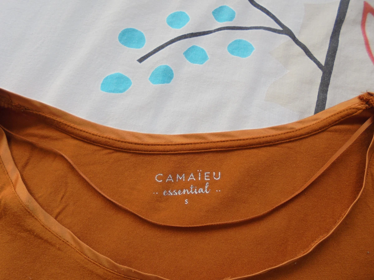 T shirt manche longue camaieu hot sale