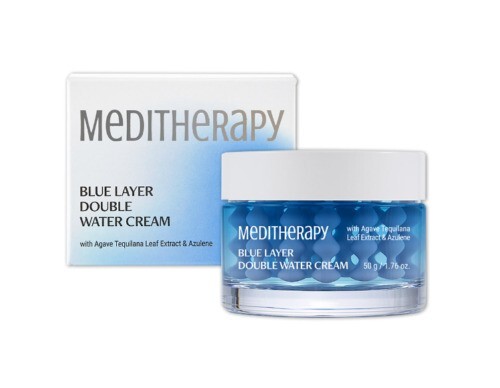 Crema de agua doble capa azul Meditherapy 50 g hidratante antiarrugas