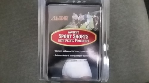 Womens All Star Athletic Supporter Sport Shorts with Pelvic Protector K195W - 第 1/3 張圖片
