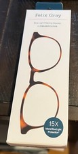 Felix Gray - Roebling 1.0 Strength Blue Light Reader Glasses with Case - NEW