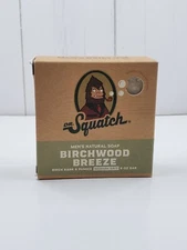 Dr. Squatch Bar Soap Birchwood Breeze All Natural with Medium Grit 5oz