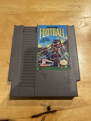 ****PLAY ACTION FOOTBALL Original NINTENDO NES GAME