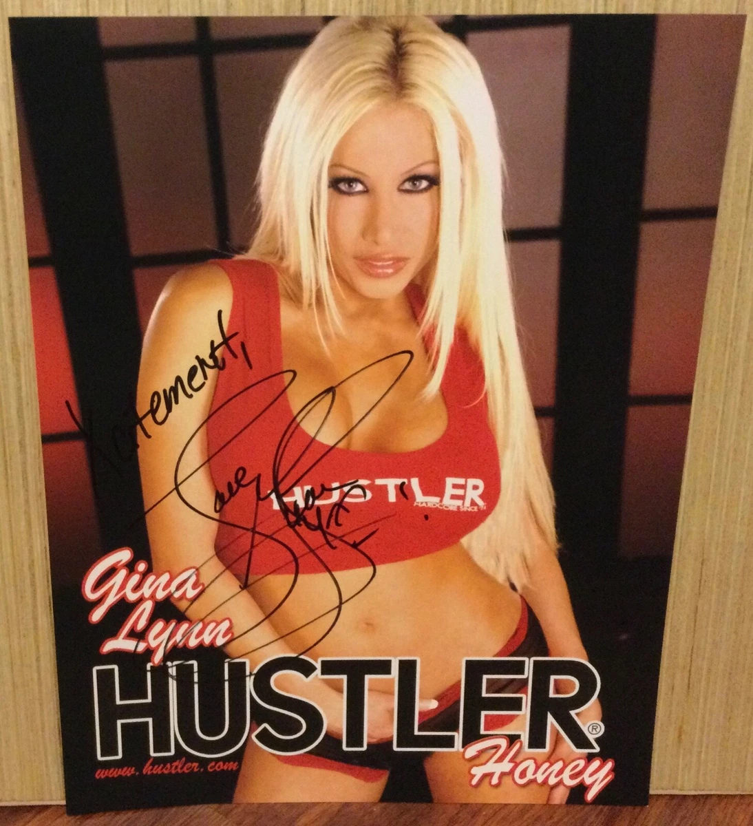 GINA LYNN SIGNED ADULT FILM STAR PORN PORNSTAR 8X10 SLICK AVN LAS VEGAS |  eBay