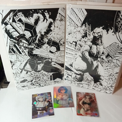 Godzilla vs. Mighty Morphin Power Rangers II CONNECTING VIRGIN VARIANT SET + HOL