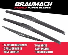 Wiper Blades Hybrid Aero For Subaru Outback WAGON 1996-1998 FRT PAIR & REAR 3xBL