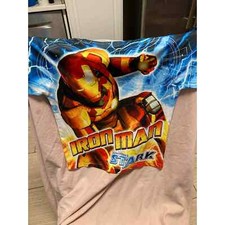 Kids Iron Man Shirt Size M All Over Print