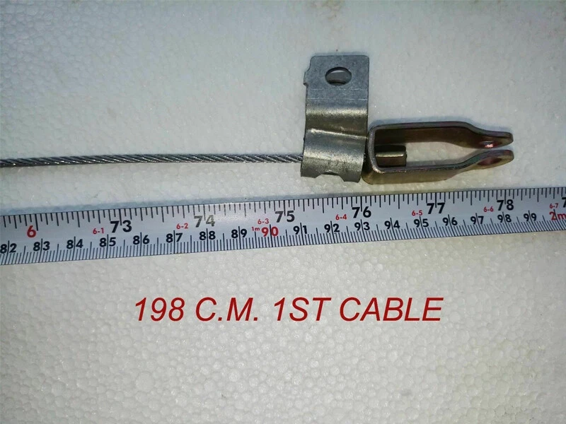 Parking / Hand Brake Cable Set - 1 & 2 Suzuki SJ413 SJ410 Sierra Samurai Drover - Image 4 of 4