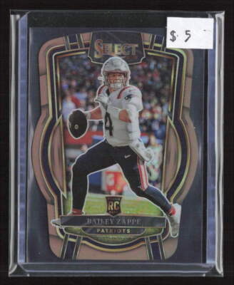 2022 Panini Select #231 Bailey Zappe Die Cut Bronze /99