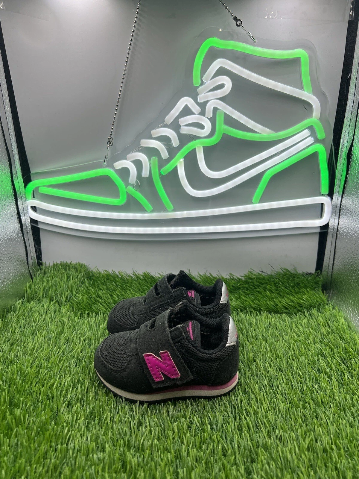 Scarpe sneakers bambino New Balance KV220BPI grigio rosa taglia 3C