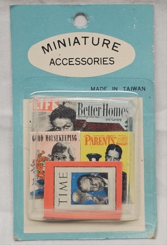 Vintage NOS Dollhouse Miniature Magazine Time Life Good Housekeeping Home Garden