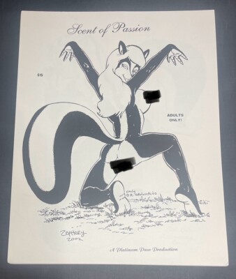 Scent Of Passion Zephery Hughes Platinum Paw Production 2002 Art Portfolio
