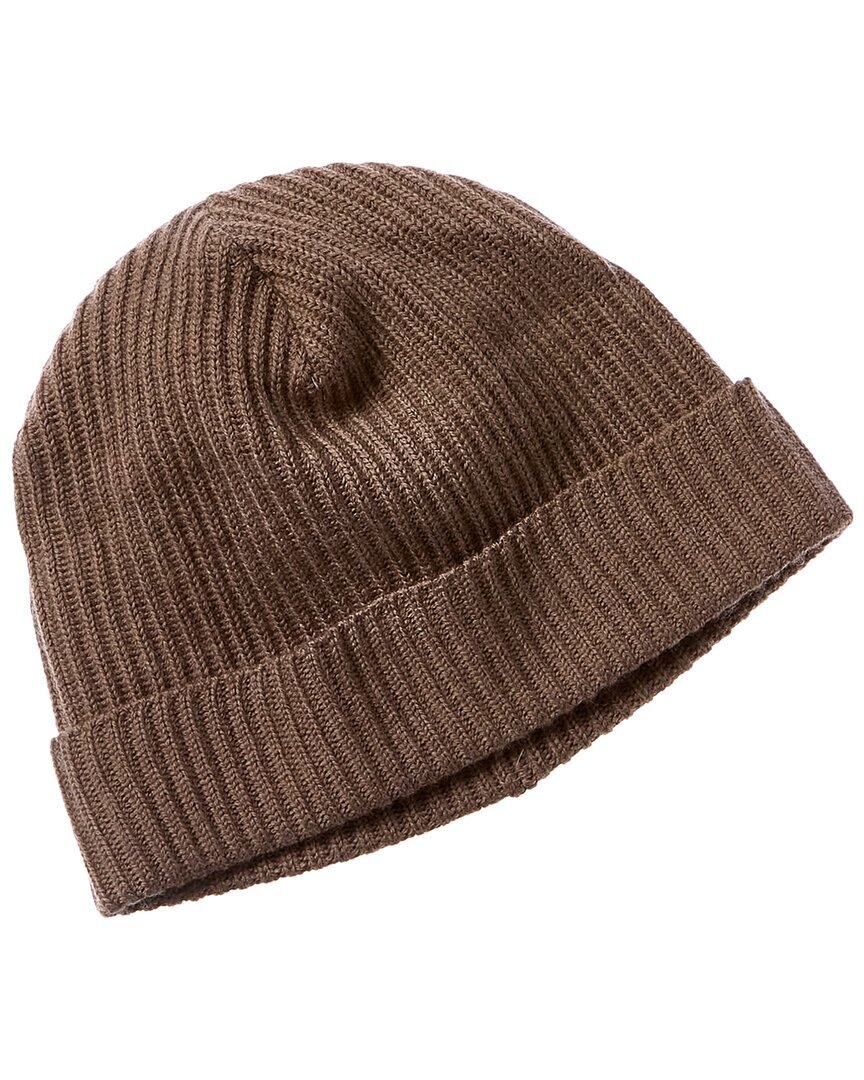 Мужская шерстяная шапочка в рубчик с загнутыми манжетами Portolano Os 6790₽