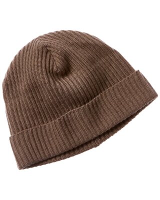 Portolano Folded Cuff Ribbed Wool Beanie Men's  Os