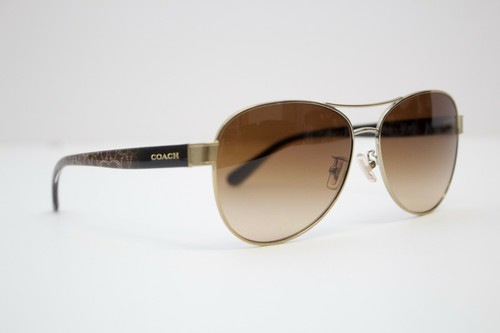 coach sunglasses gold tortoise