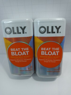  Olly Beat the Bloat  25 Capsules EA  (2PK BUNDLE)