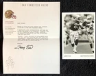 Jerry Rice 49ers 5x7 Photo + Letter Authentication Faux Autograph 1990s