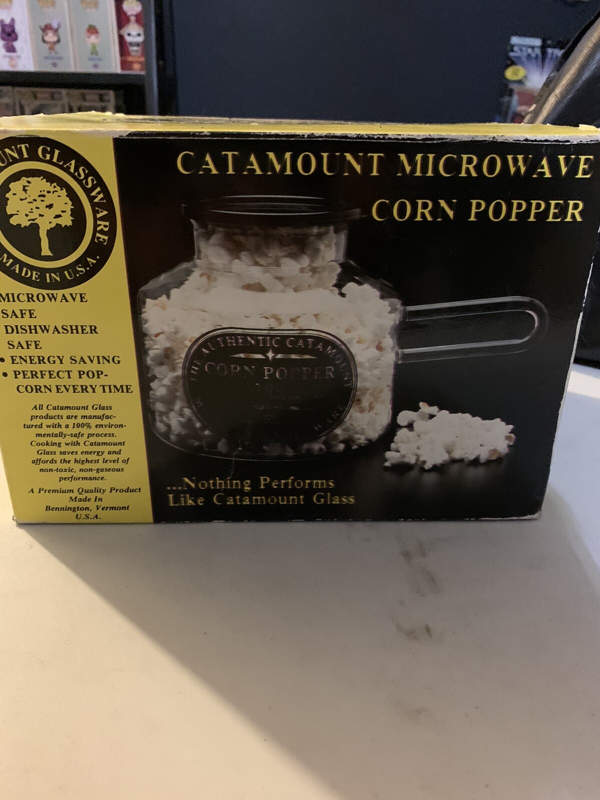 the authentic catamount microwave corn popper