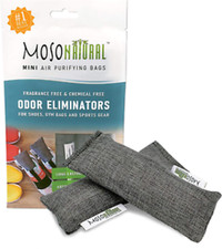 Bamboo Charcoal Air Purifying Bags Mold Odor Eliminator Freshener Natural Grey