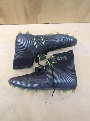 Under Armour UA Highlight MC Men's Football Cleats Black Gray, US 11 