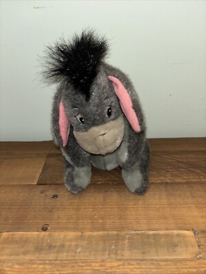 Walt Disney World Eeyore Neu 8 Zoll Sitzsack Plüsch mit abnehmbarem Schwanz S1 122 