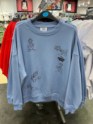 Pato Donald Disney Azul Sudadera Jumper Ladies primark | eBay