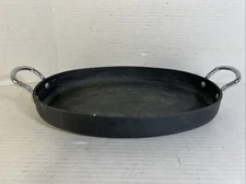 Commercial Aluminum Roaster Cookware G7713HC 13” Oval Au Gratin Fish Pan Dish