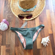 NWT J. Crew Heritage 1989 High-leg Bikini Bottom in Cool Cypres Size XXS