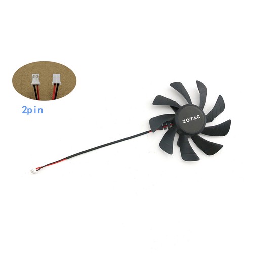 Wentylator karty graficznej T129215SH/GA92S2U do ZOTAC/GTX 1050 1050 ti 4GB Mini nowy - Zdjęcie 5 z 6