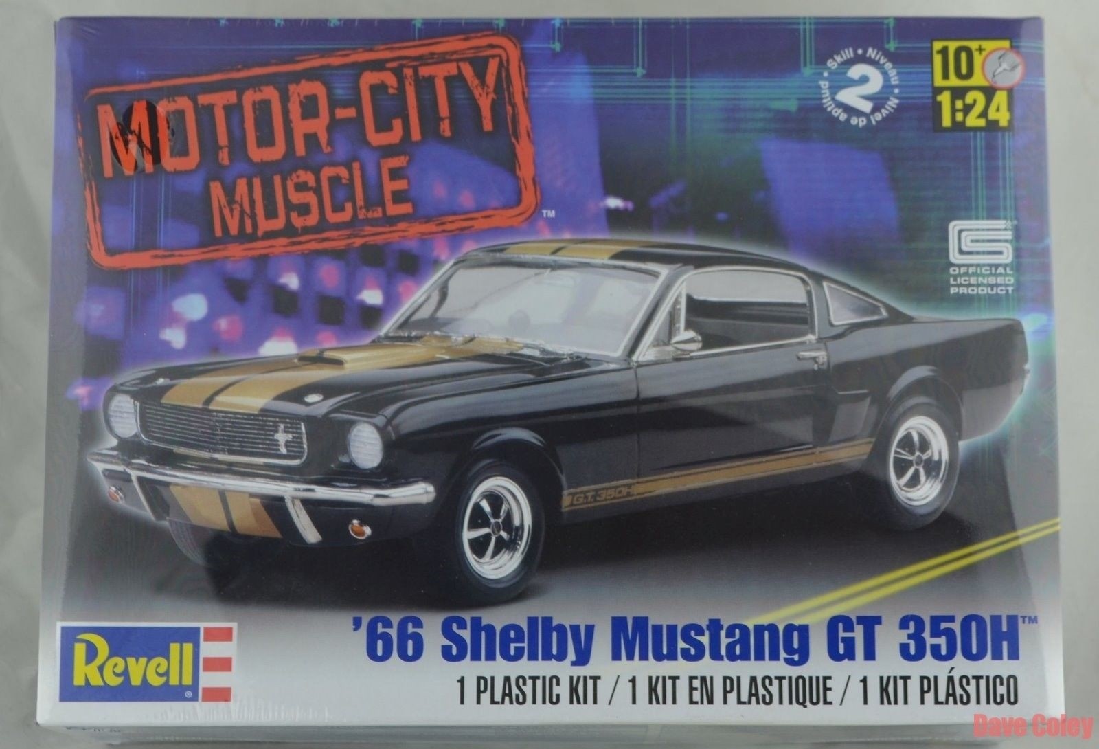 Revell 2482 1:24th scale 66 Ford Shelby Mustang GT 350H Hertz Renta Racer