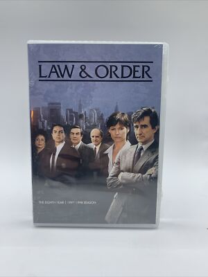 Law &  Order The Eighth Year DVD Sam Waterston NEW *FACTORY SEALED*