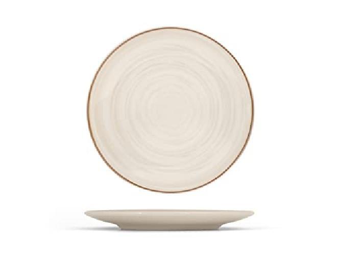 H&H 1536503 Piatto Frutta Stoneware Coupe Goji, 19 cm