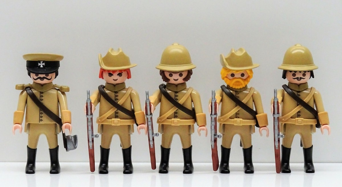 DEUTSCH OSTAFRIKA SCHUTZTRUPPE SET 4 Playmobil zu Kolonial