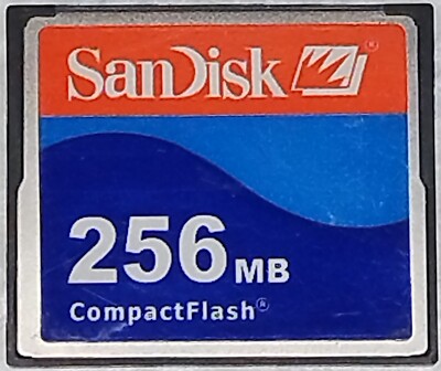 SanDisk 256MB CompactFlash I Card - OEM - SDCFB-256-A10 619659015718| eBay