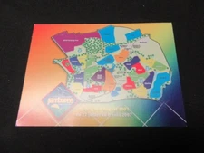 2007 World Jamboree  Map Design Postcard     c63