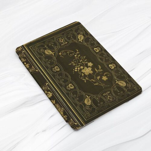 Vintage Old Book Floral Case For iPad 10.2 Air 3 4 5 Pro 9.7 11 12.9 Mini - Picture 3 of 6