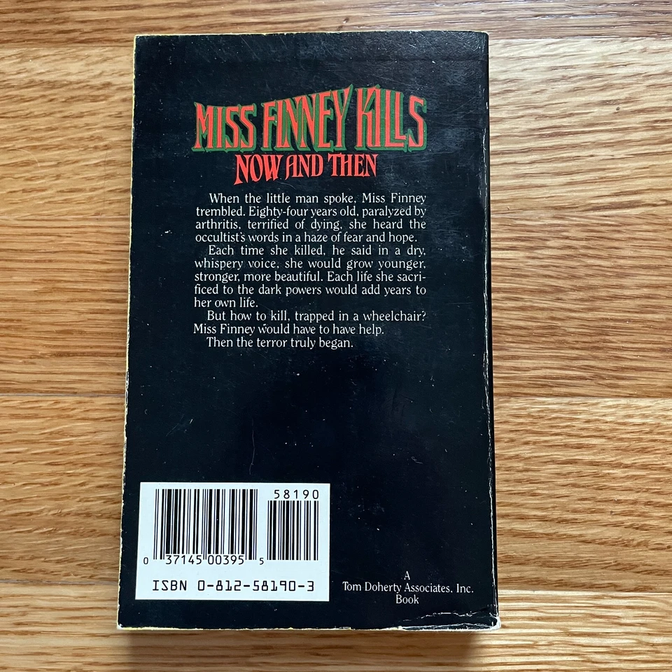 Miss Finney Kills Now and Then by Al Dempsey - RARE Tor Paperbacks from Hell *** Foto 2 de 4