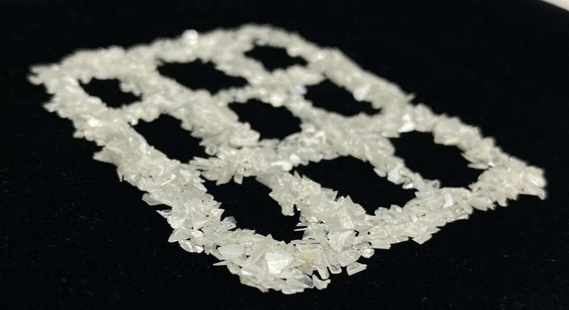 Lot De Diamants Bruts Naturels Blancs - 20+ Carats, Flocons/Forme Irrégulière, Non Traités