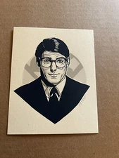 Tyler Stout Clark Kent Handbill print Pros & Cons Superman DC Christopher Reeve