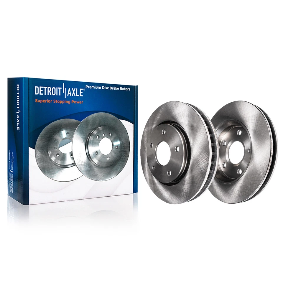 Front Brake Rotors & Ceramic Pads for 2008 - 2015 Mercedes-Benz C230 C250 SLK250 - Изображение 3 из 4